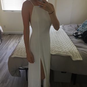 White maxi! Perfect for brides to be!